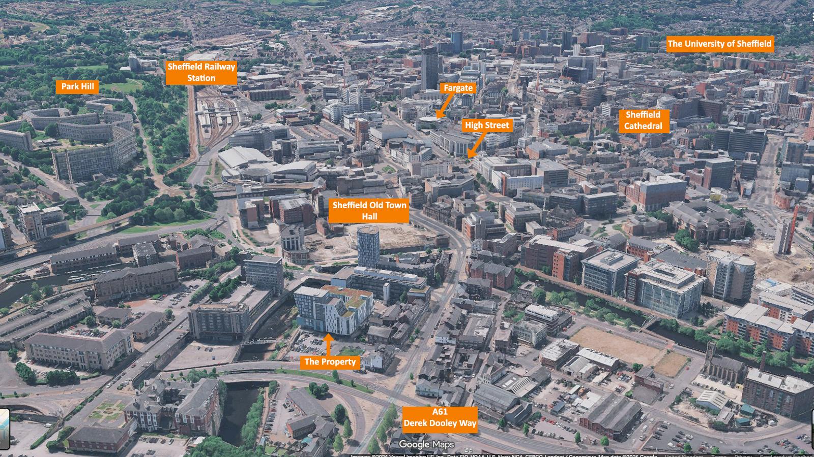 48 Space Car Park at Wicker Riverside<br>2 North Bank<br>Sheffield<br>South Yorkshire<br>S3 8JA